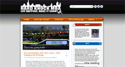 Desktop Screenshot of hardknockmba.com